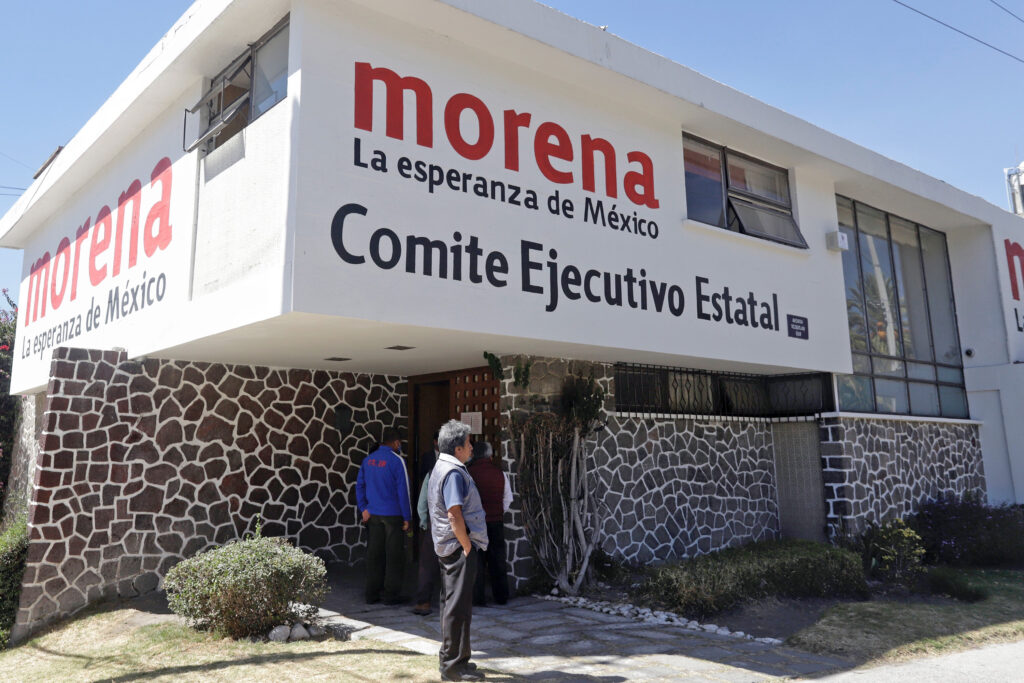 Sede de Morena en el estado de Morelos, en donde analizarían expulsión de Arturo Pérez Flores.