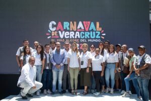 Para Patricia Lobeira el Carnaval de Veracruz fue todo un éxito.