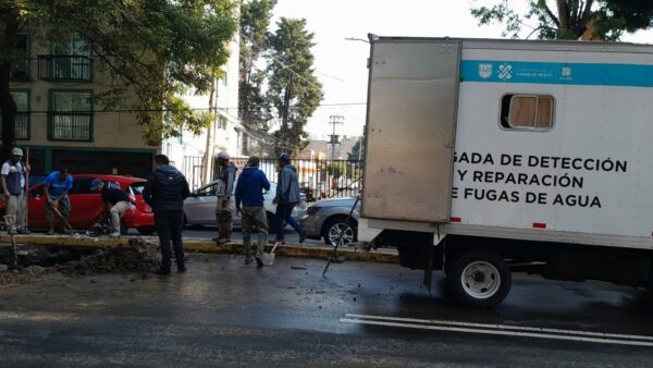 Sistema de Aguas de la Ciudad de México concluye labores de reparación de fuga en Iztapalapa