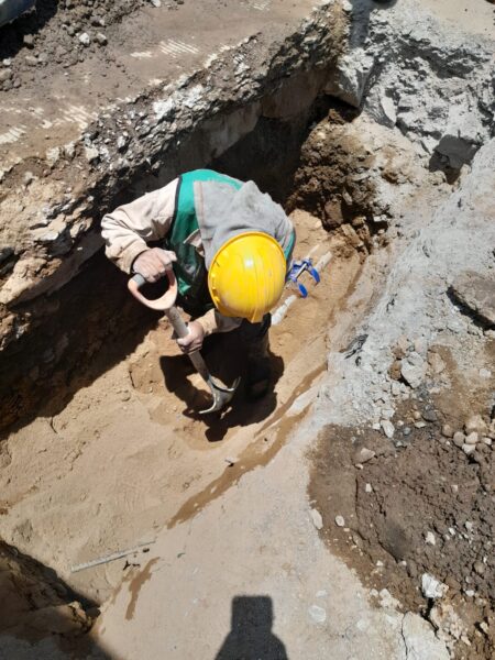 SACMEX atendió un reporte en la Alcaldía Venustiano Carranza.