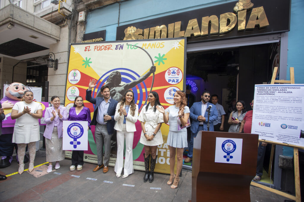 Establece Víctor González Herrera Puntos Violeta en CDMX