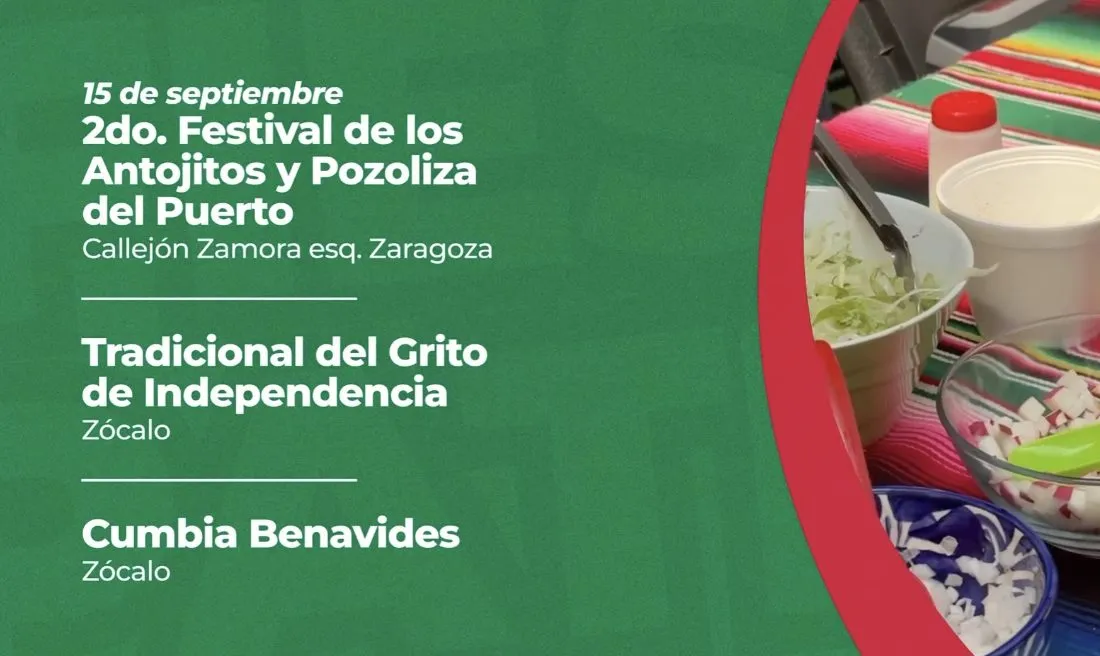 Fiestas Patrias 2025 en el Puerto de Veracruz.