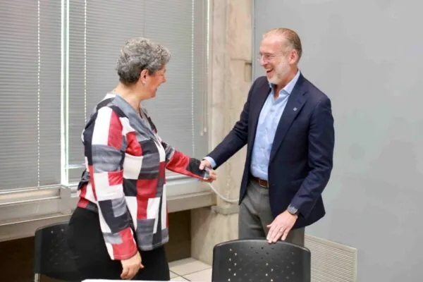 Marco Del Prete durante la presentación de los resultados 2025 de Querétaro Ecocircular.