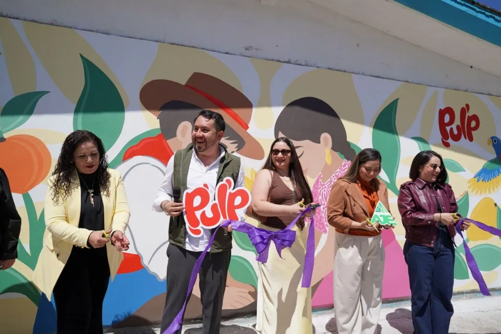 Mural ambiental instalado en la Escuela Secundaria Oficial Núm. 11 “5 de Mayo”, en Toluca, con participación de Pulp y Eco Urban A.C.