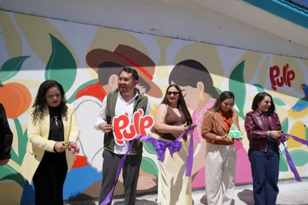 Mural ambiental instalado en la Escuela Secundaria Oficial Núm. 11 “5 de Mayo”, en Toluca, con participación de Pulp y Eco Urban A.C.