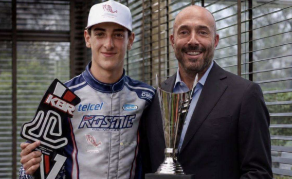 Piero Belsasso, piloto mexicano de karting, compite con el respaldo de la Fundación Pablo Landsmanas, Jack Landsmanas y Corporativo Kosmos.